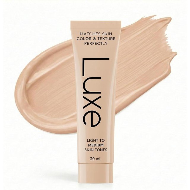 Luxe SPF50 Sunscreen Waterproof Color Changing Foundation,Full Coverage Lasting Base Concealer For Pores,Acne,Wrinkles,Scars