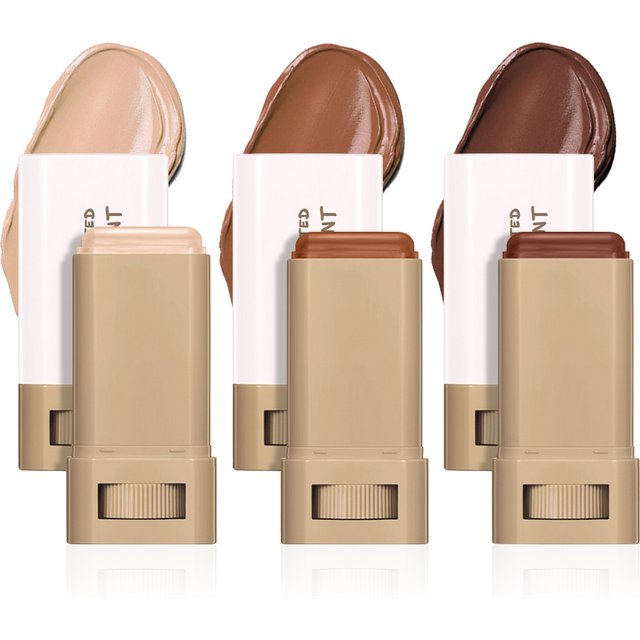 Face Highlighter and Contour Stick Korean Makeup Cosmetics 6colors Matte Highlighter Waterproof Bronzer Face Contouring Stick