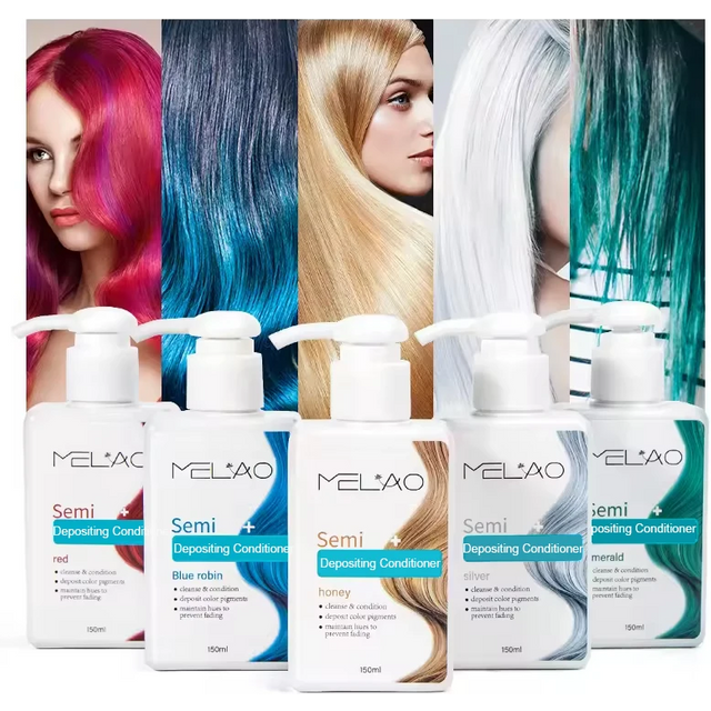MELAO Hair Dye - Semi Permanent Hair Color Depositing Conditioner, Cruelty-free