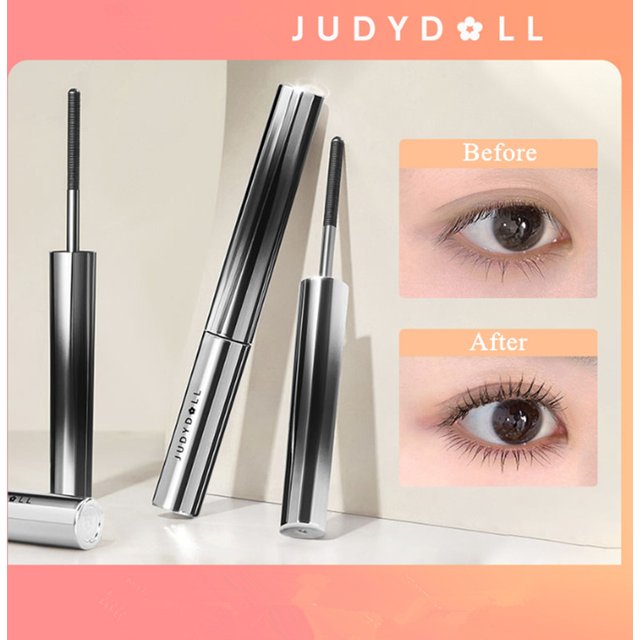 Judydoll Lashes Mascara Waterproof Silk Fiber Mascara Black Long Curling Eyelash Extensions Sexy Eyes Makeup Cosmetics