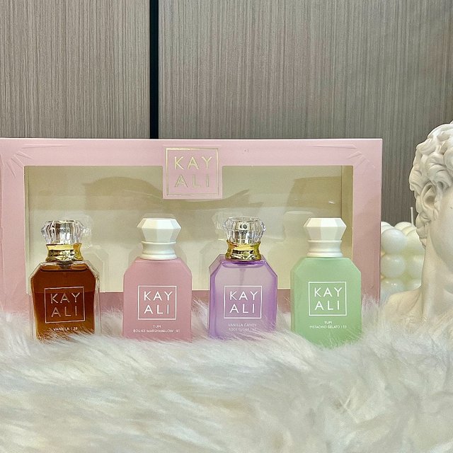 Ensemble de parfums arabes KAYALI 4x30ml, collection de mini-parfums unisexes longue durée, parfum oriental à la vanille sucrée, luxe portable pour les voyages