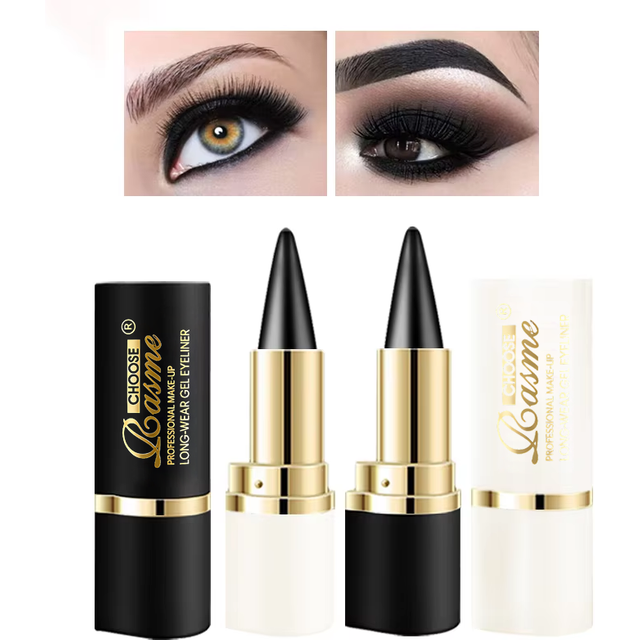 Creamy Texture Eyeliner, 1 Count /2 Counts Easy Coloring Sweat Proof High Pier Pencil, Daily Makeup Accessories for women