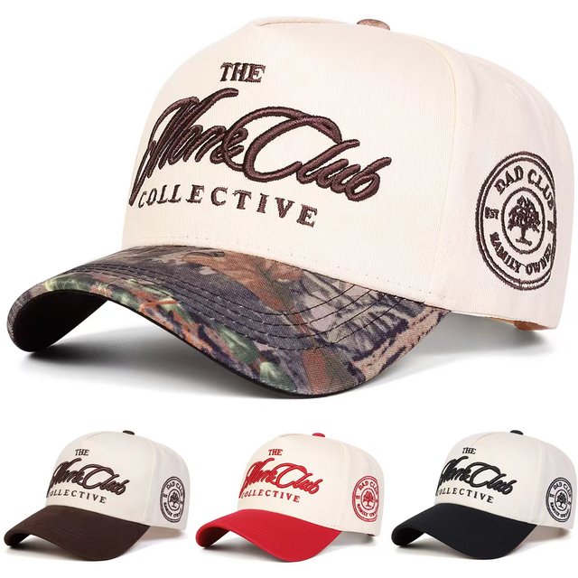 Unisex THE MARE CLUB COLLECTIVE Embroidery Baseball Caps Spring Autumn Outdoor Adjustable Casual Hats Sunscreen Hat Sports Cap