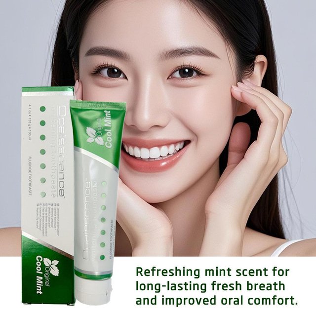 Korean Whitening Toothpaste Long Lasting Fresh Breath Deep Cleansing Stain Relief Formula Treat Sensitive Teeth