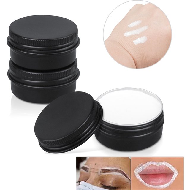 20g Microblading Eyebrow Marker Pen White Tattoo Brow Paste Eyebrow Permanent Makeup Mapping Paste Brow Lip Shape Position Tool