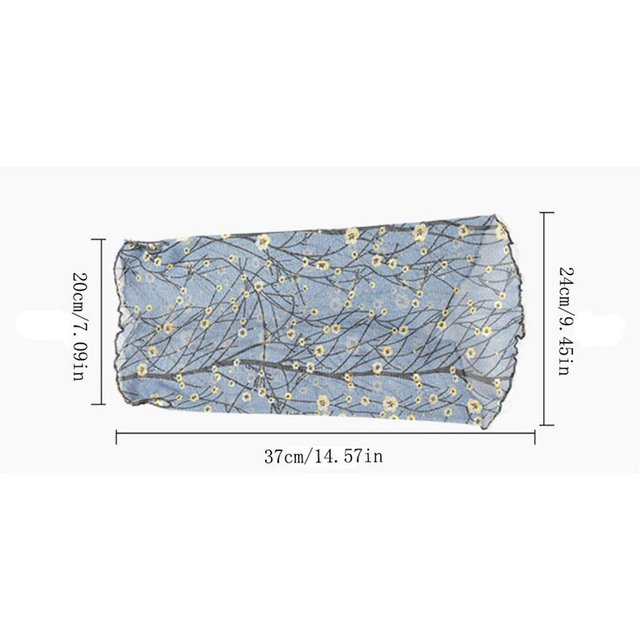 Spring Summer Chiffon Neck Collar Scarf Women Head Thin Sunscreen Variety Small Silk Anti-UV Scarf Mask Multi-Function Scarf