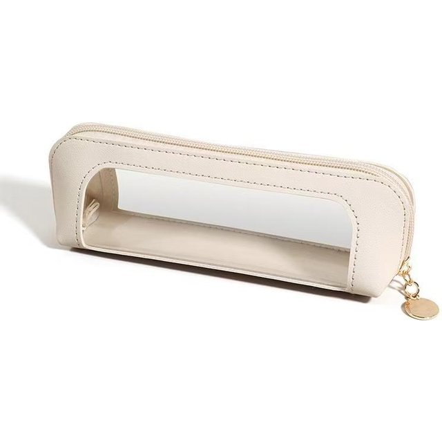 Cosmetic bag, makeup brush storage bag portable travel toiletries storage bag PU portable small cosmetic bag toiletries bag