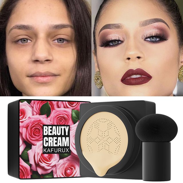 5 Color Magic Foundation Mushroom Head Moisturizing Air Cushion 1PC CC Cream Concealer Waterproof Foundation Base Makeup Gifts