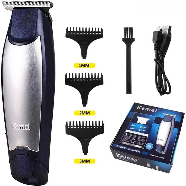 Kemei KM-5021 Electric Hair Clipper Professional Hair Clipper USB Cable Rechargeable Bald Trimmer Men's Hair Trimmer Machine