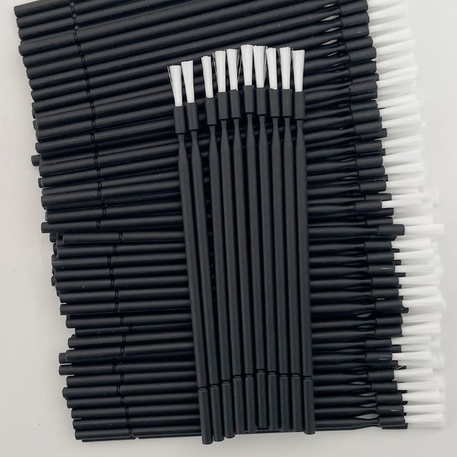 100pcs/Bag Dentistry Long Micro Brush Bendable Teeth Whitening Dental Micro Applicator Brushes Disposable Dentist Consumables