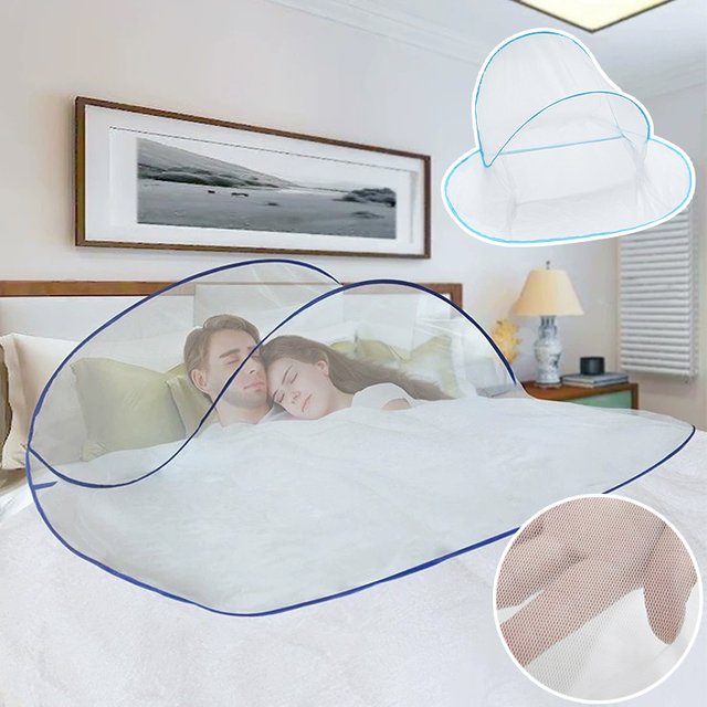 Moustiquaire One Touch légère et pliable, Mini couverture faciale à capuche Portable, aucune Installation requise pour les voyages d'affaires