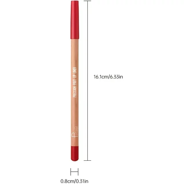 Nude Matte Lip Liner, Waterproof Long Lasting High Pigment Lip Pencil, Smooth Precise Lip Makeup Gift for women
