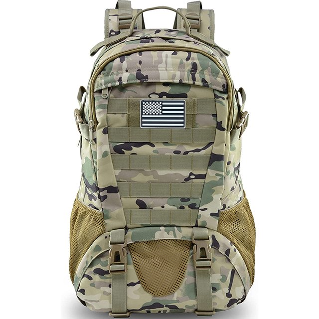 Sac à dos de randonnée militaire pour hommes et femmes, sac à dos de chasse, sac à dos MOLLE, sac à dos de trekking, sac à dos de randonnée extérieur EDC, 35L