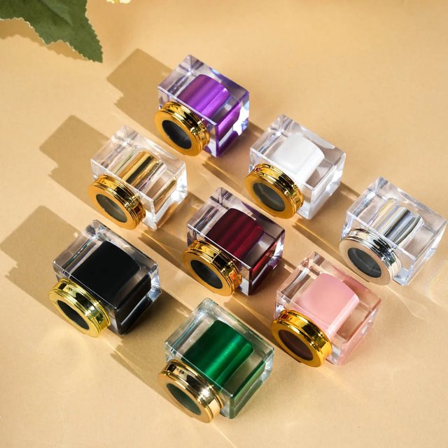 Couvercle carré épais pour bouteille de parfum, 15MM de diamètre, couvercle acrylique exquis adapté au couvercle de bouteille de pulvérisation de buse de 17.2mm