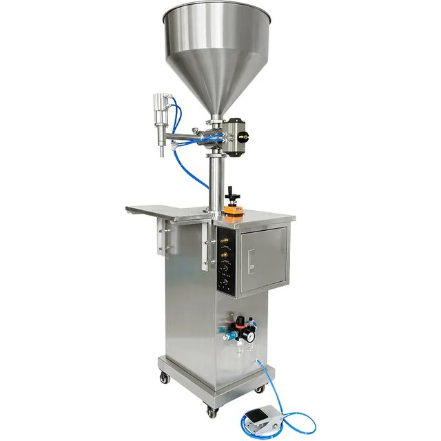 Automatic Lotion Bottle Cosmetic Filling Machine Water Beverage Honey Cream Piston Cream Liquid Packaging Machine