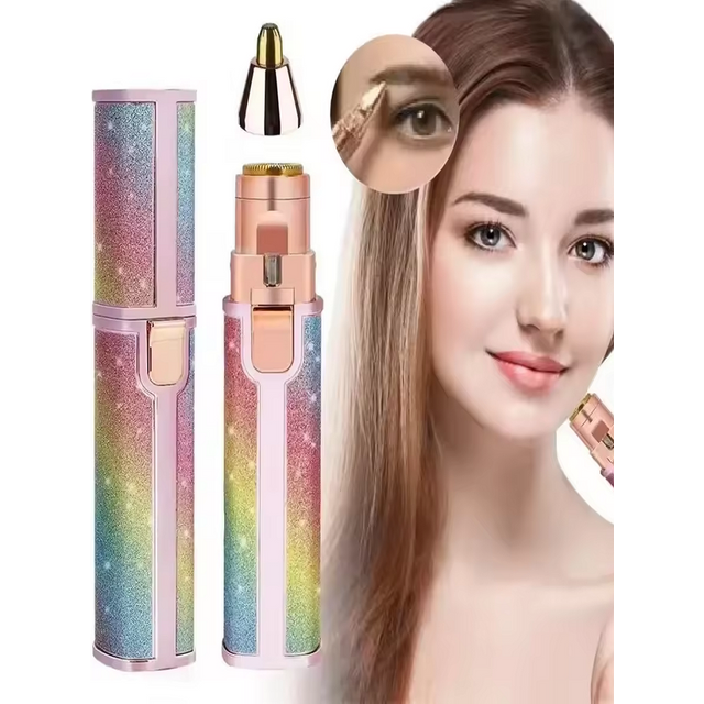 2in1 Electric Epilator Eyebrow Trimmer Mini Painless Razor Shave Shaver Portable Women's Removal Shaver Facial Lip Epilator