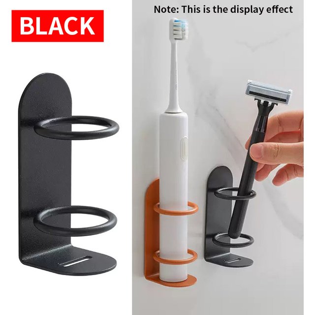 Multi Functional Toothbrush Holder Made of Metal Material, No Drilling Wall Mounted, Suitable for Home, Bathroom, Toiletries