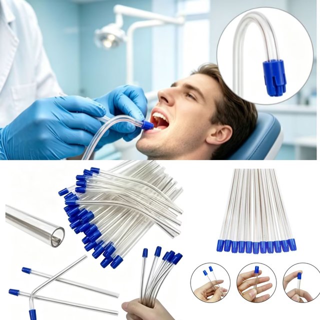 One-time saliva ejector suction tube oral care dental low-flow suction technique dental clinic consumables