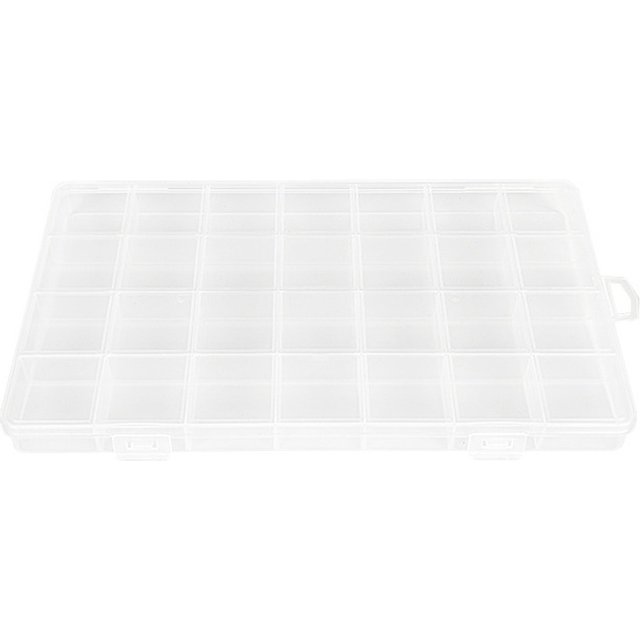 【28Grids Transparent Organizer Box Plastic Square Organizer Storage Box For Home Makeup Jewelry Accessories Organizer】