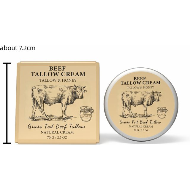 Cosmetics Natural Organic Beef Tallow Balm Whole Body Care Face Care Face Cream Hydrating Tallow Face Moisturizer Skin Care