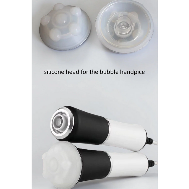 Only Silicone Head 5pcs Oxygen Bubble Facial Machine Accessory Oxygen Handle Silicone Head Skin Care Facial Machine Spare Parts