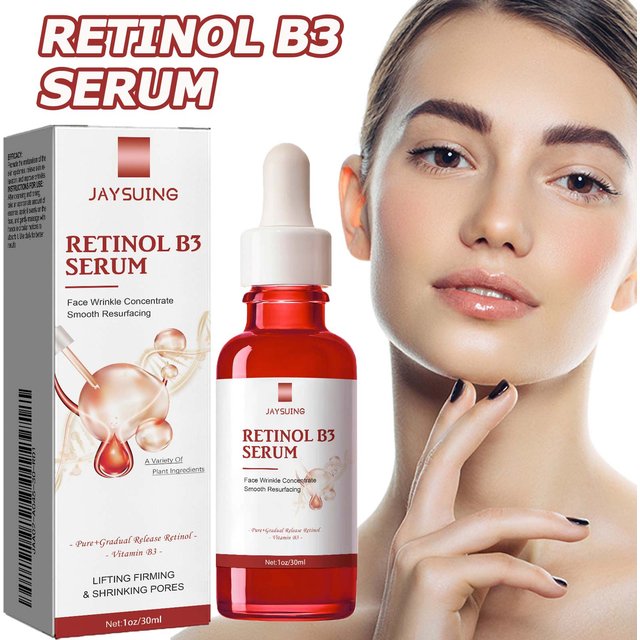 Retinol B3 Face Essence Deep Moisturizing Fade Fine Line Lifting Firming Repair Smooth Nourish Tighten Brighten Serum Skin Care