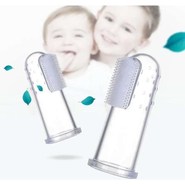 Baby Silicone Finger Cover Deciduous Teeth Brush Baby Deciduous Teeth Brush Training Toothbrush Baby Tongue Coating Cleaning
