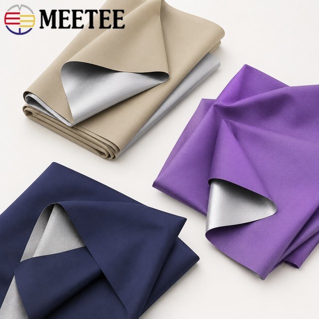 100-500cm*148cm 190T Thin Waterproof Silver-Coated Fabric Outdoor Sunscreen Sunshade Ripstop Umbrella Cloth Tent Sewing Material