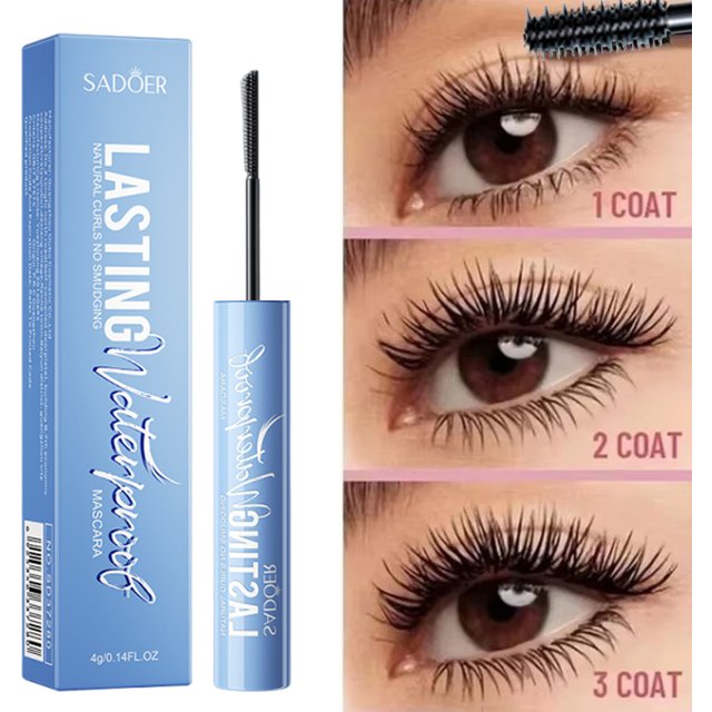 Mascara imperméable 5D pour allonger les cils, maquillage pour femmes, mascara imperméable en fibres de soie noires, cosmétiques coréens, nouveau