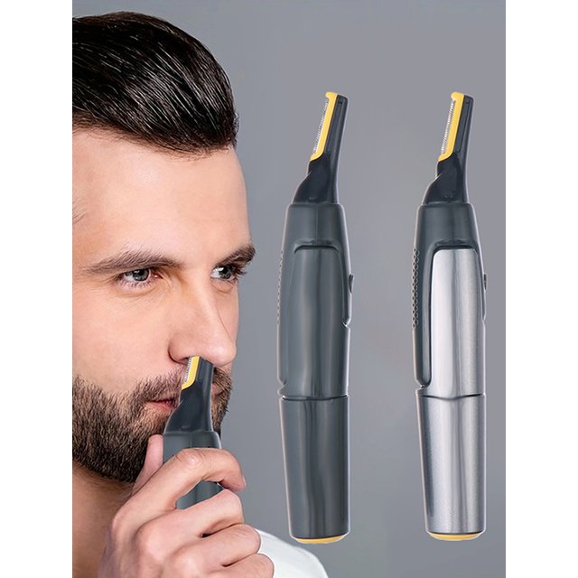 Ultra Thin Precision Trimmer Electric Nose Hair Trimmer Mini Portable Ear Trimmer for men Nose Hair Shaver Waterproof Safe Clean