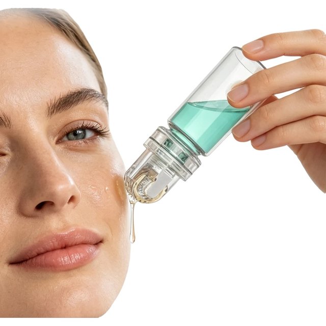 64pin Hydra Derma Roller Microneedle Dermaroller with 10ml Bottle for LIP BOOST Hair Face Scalp Beard Beauty Skin Care 0.2mm