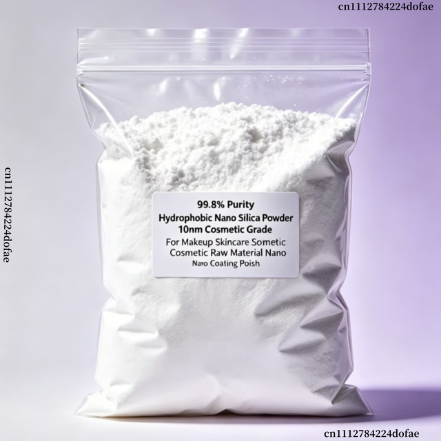 99.8% Ultra Lipophilic Nano Silica Powder Cosmetic Grade Essential Oil Gel Thickener For Luxury Makeup Skincare Raw Material