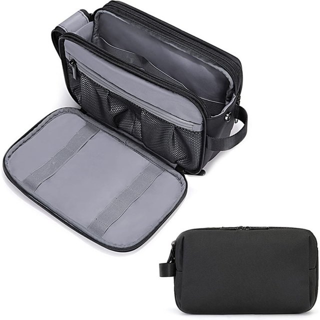 Fashion Waterproof Travel Toiletry Bag Dry Wet Separation Large Capacity Ladies Makeup Bag Women Lightweight Cosmetic