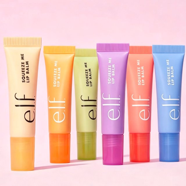Elf Lip Balm Strawberry Grape Blueberry Peach Lasting Moisturizing Lip Gloss Makeup Waterproof Oil Control Seting Loose Powder
