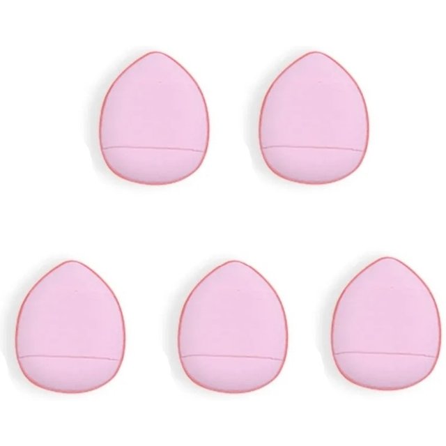 5Pcs Mini Finger Foundation Puff Air Cushion Sponge Concealer BB Cream Applicator Portable Facial Sponges for Home Salon Daily
