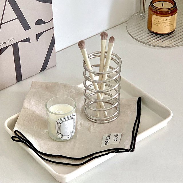 1pcs Hollow Pen Holder, Simple Multipurpose Stationery Storage Box, Suitable for Office, School, Makeup Storage Box