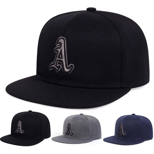 Unisex Gothic Alphabet Embroidery Hip-hop Hats Outdoor Adjustable Casual Baseball Caps Sunscreen Hat