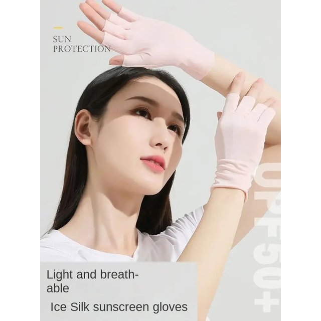 Sunscreen Gloves Nail Art Glove UV Protection Gloves Protecter For Nail Art Gel UV LED Lamp Tool