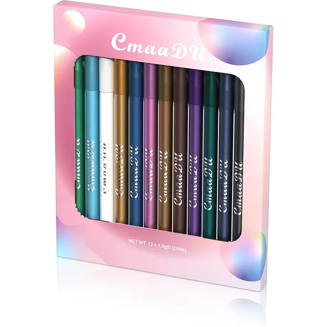 Crayon Eyeliner nacré durable, pigment imperméable, maquillage des yeux, cosmétiques coréens, 12
