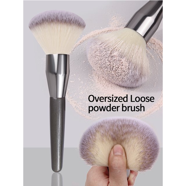 1pcs ultra large loose powder brush, high-end multifunctional setting brush for facial makeup, soft makeup brush tool