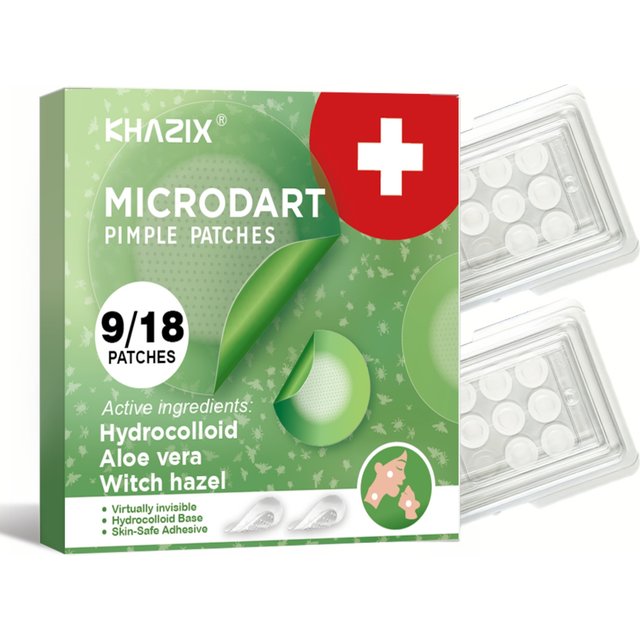 9/18pcs Day & Night Invisible Acne Patches - Wear Under Makeup or Alone, Heals Pimples Around the Clock
