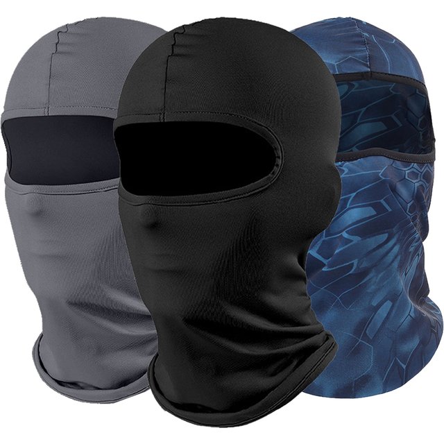 Balaclava Motorcycle Face Mask Moto Helmet Bandana Hood Ski Neck Full Face Mask Windproof Dustproof Face Shield Men's Biker Mask