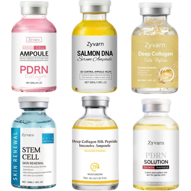 PDRN Salmon DNA Serum Ampoule Collagen Deeply Hydrating Moisturizing Facial Essence Gentle Skin Care Treatment