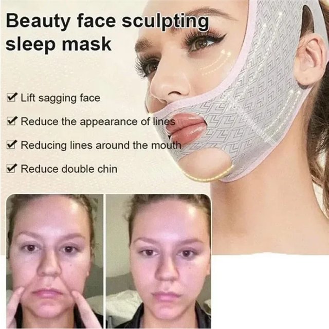 New Design Chin Up Mask V Line Shaping Face Masks Face Sculpting Sleep Mask Facial Slimming Strap Face Lifting Belt