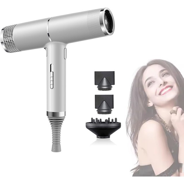 Professional Salon Hair Dryer Adjustable Temperature Compact Electric Hair Blower Colorful Design for Home Personal Use