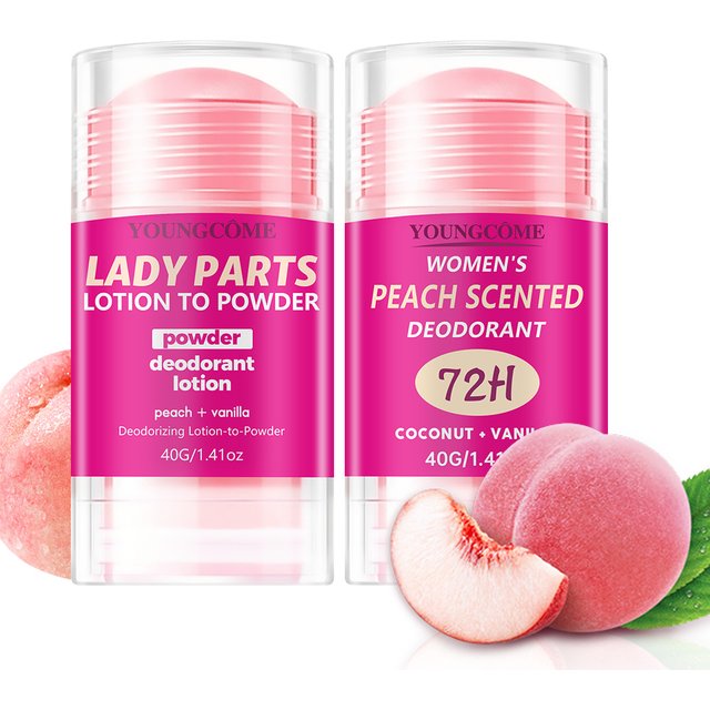Body Odor Remover Antiperspirant Stick Peach Deodorant Underarm Removal for women Man Honey Peach Stick Deodorant Stick 40g