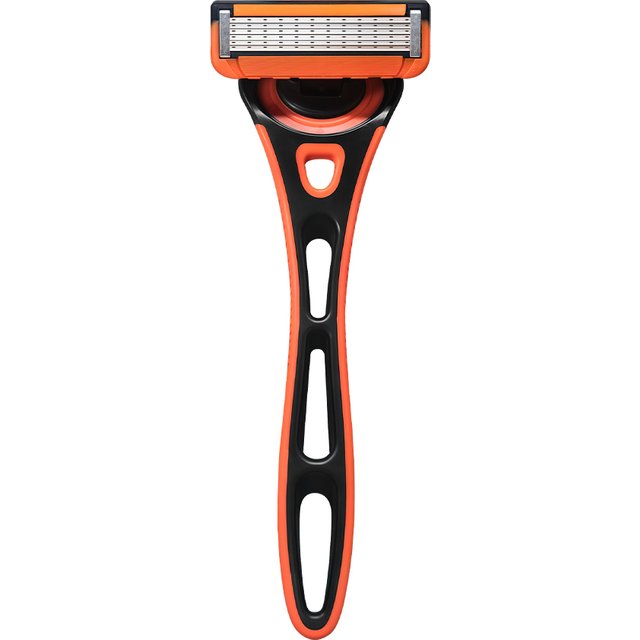 Men's Manual Razor, Facial Cleansing and Care, Classic T-Shaped Manual Razor, Abs Non-Slip Handle, Stainless Steel Blade