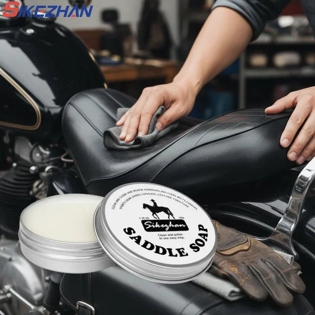 Motorcycle Leather Seat Conditioner Cream | Repair, Polish & Protect Genuine Leather from Sun Wear Cracking & Aging