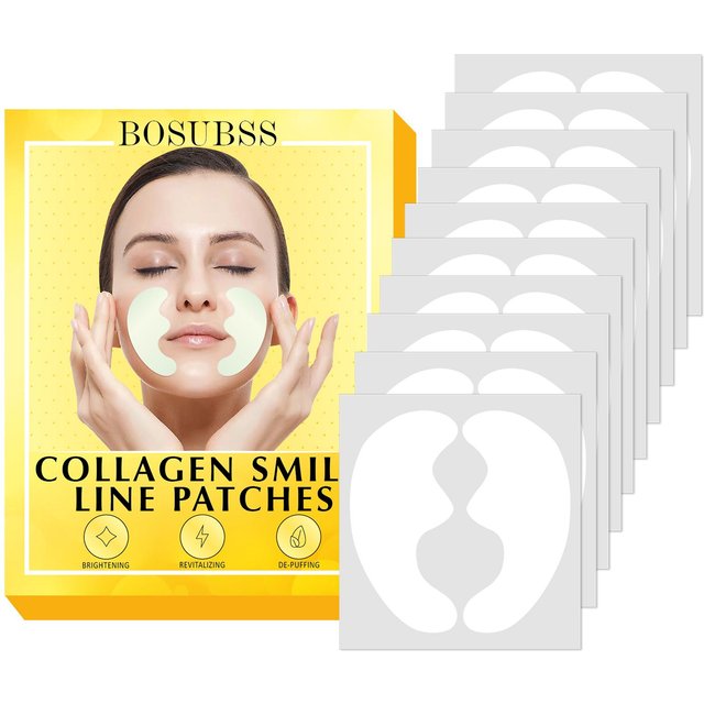 10 pairs/set - nasolabial patch for lightening nasolabial folds, lifting and firming facial skin, moisturizing and hydrating