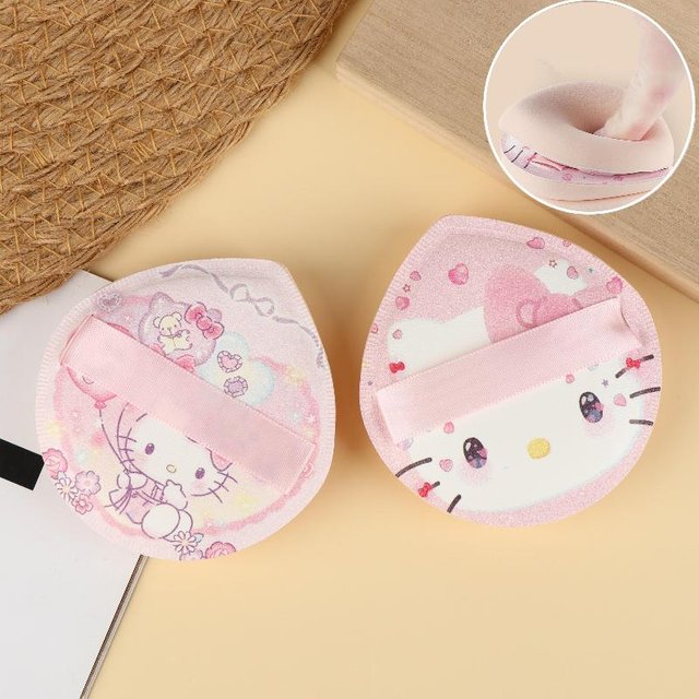 Sanrio Hello Kitty Series Pies, Marshmallows, Puffs, Puff Sets For Both Dry And Wet Cosmetics, Soft And Cute